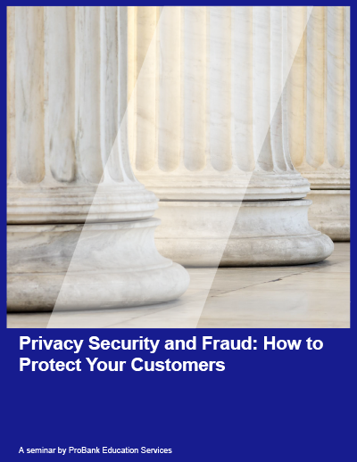 Privacy Security and Fraud: How to Protect Your Customers