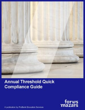 Annual Threshold Compliance Guide