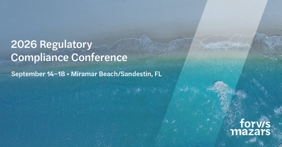 Fall Regulatory Compliance Conference